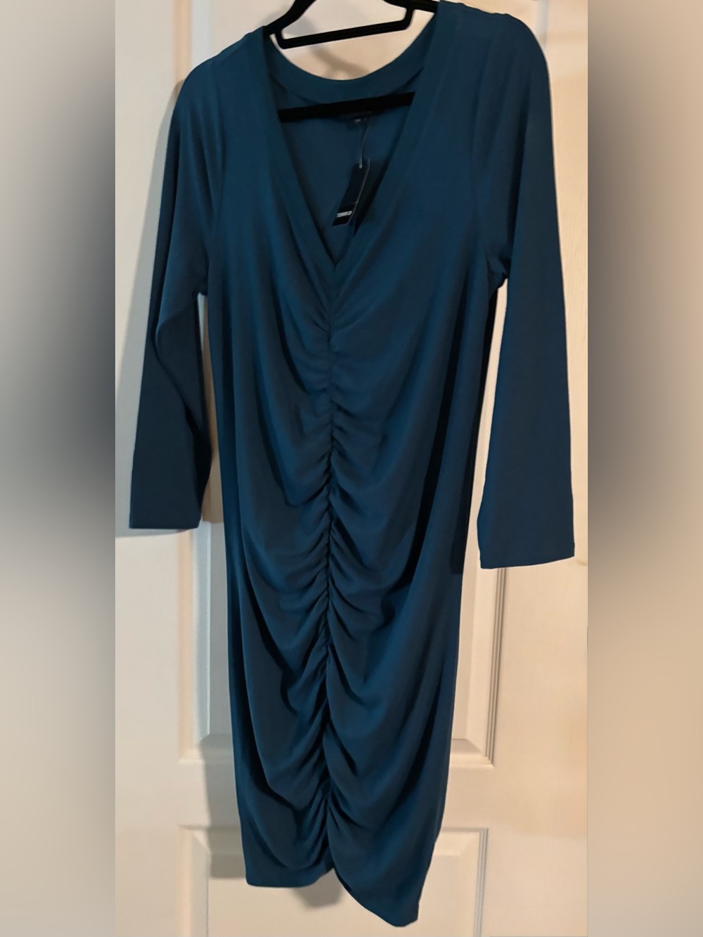 Torrid Mini Jersey Bodycon Dress in Teal Blue Size 0 = Women’s Size 12 BNWT